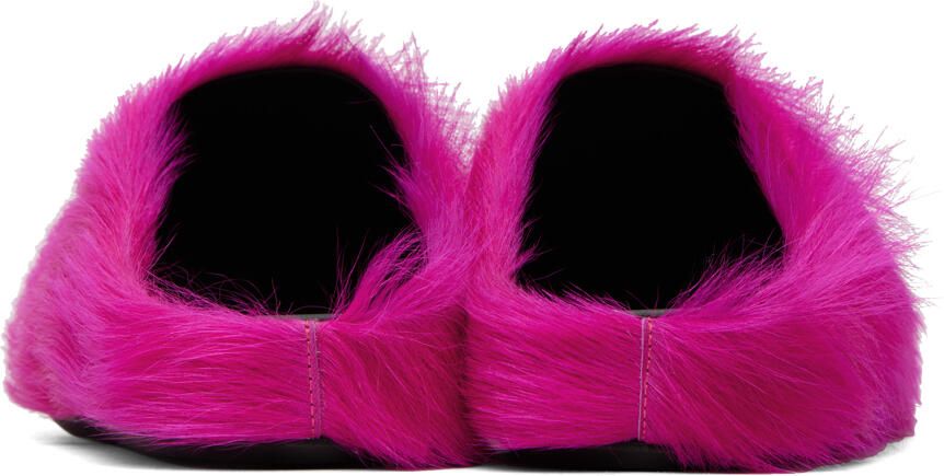 Marni Pink Fussbett Sabot Loafers