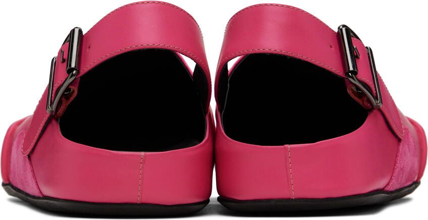 Marni Pink Fussbett Sabot Sandals