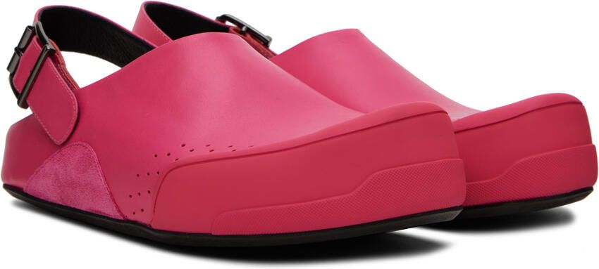 Marni Pink Fussbett Sabot Sandals - Picture 2