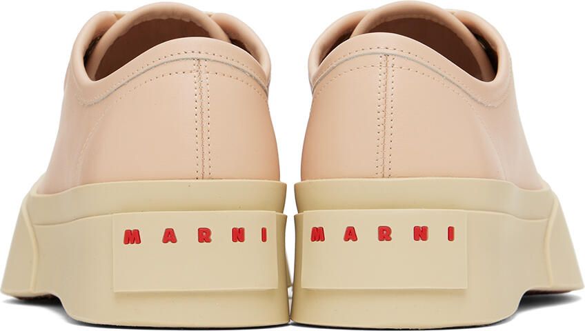 Marni Pablo leather flatform sneakers Pink