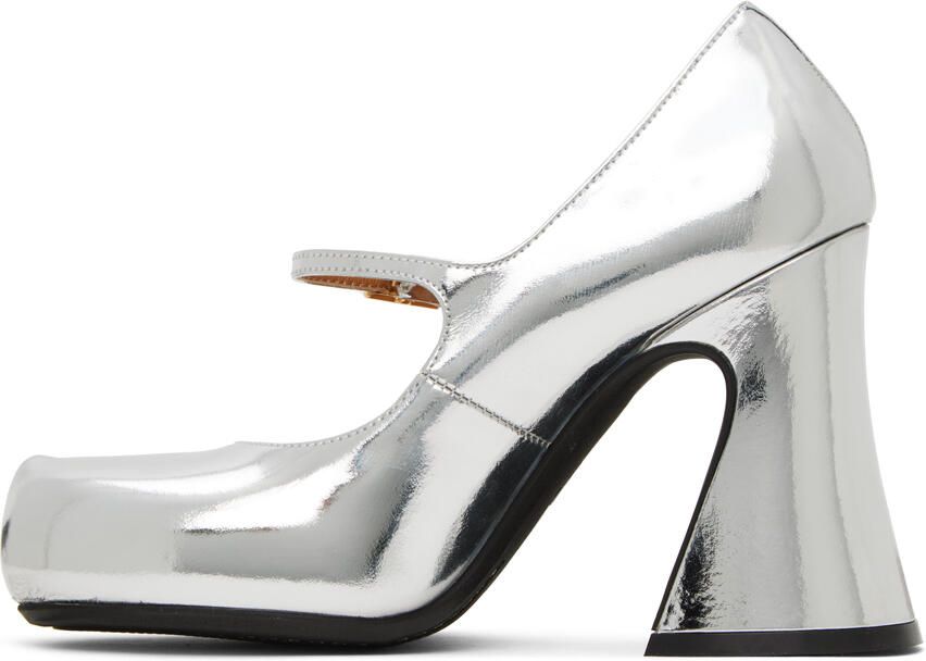Marni Silver Mary Jane Heels - Picture 3