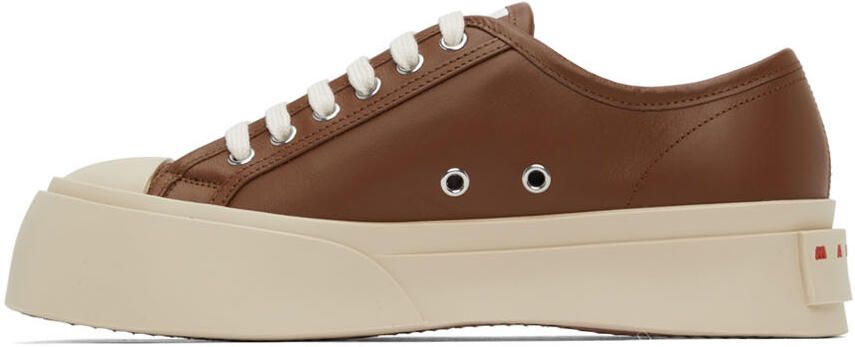 Marni SSENSE Exclusive Brown & Off-White Pablo Sneakers - Picture 3