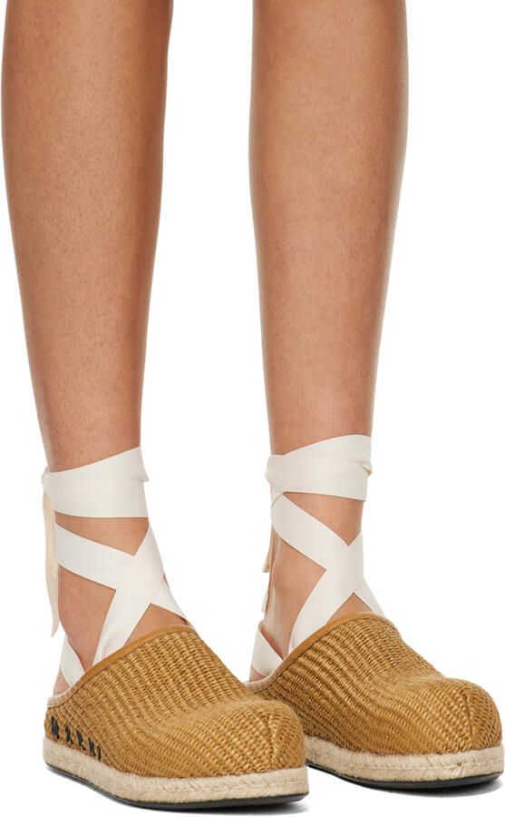 Marni Tan Fussbett Sabot Slides - Picture 3