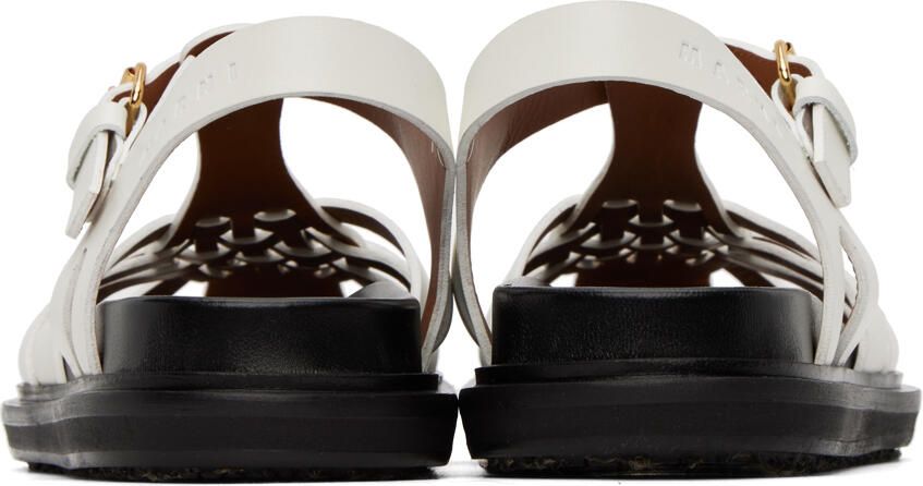 Marni White Fisherman Sandals