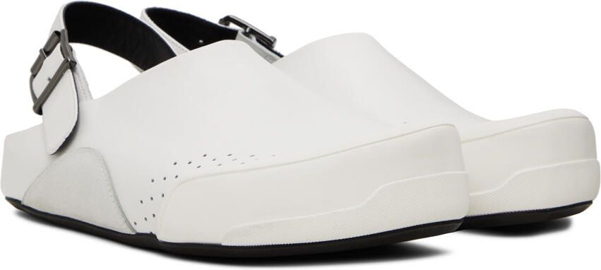 Marni White Fussbett Sabot Sandals - Picture 2