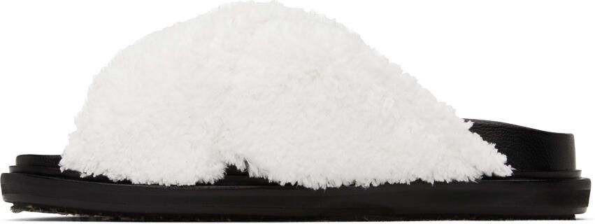 Marni White Fussbett Sandals - Picture 3