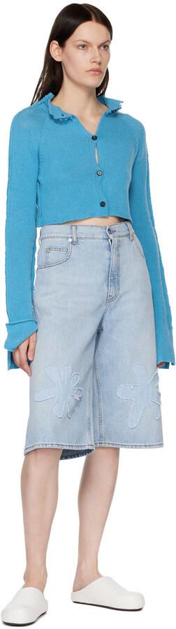 Marni logo-print leather mules White - Picture 4