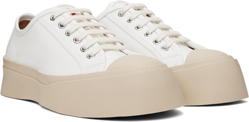 Marni White & Beige Pablo Sneakers - Picture 2