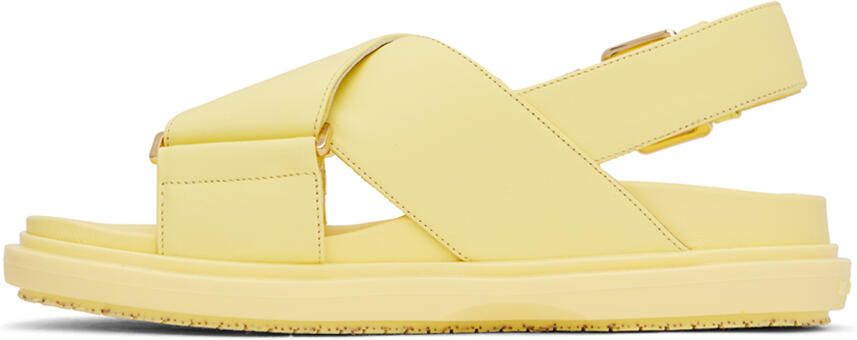 Marni Yellow Fussbett Sandals - Picture 3