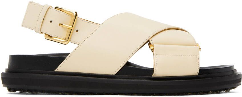 Marni Off-White Fussbett Sandals