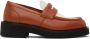 Marni Orange & Off-White Leather Loafers - Thumbnail 1