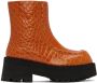 Marni Orange Zip Boots - Thumbnail 1
