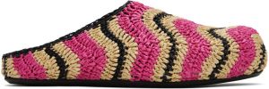 Marni Pink No Vacancy Inn Edition Fussbett Loafers
