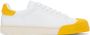 Marni White & Yellow Dada Bumper Sneakers - Thumbnail 1
