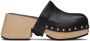 Marsèll Black Bottone Clogs - Thumbnail 1