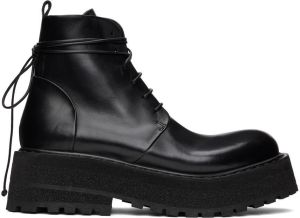Marsèll Black Carretta Lace-Up Boots