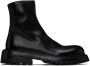 Marsèll Black Carrucola Zip-Up Boots - Thumbnail 1