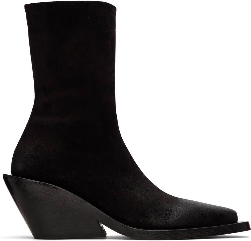 Marsèll Black Gessetto Ankle Boots