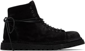 Marsèll Black Gomme Pallottola Pomice Boots