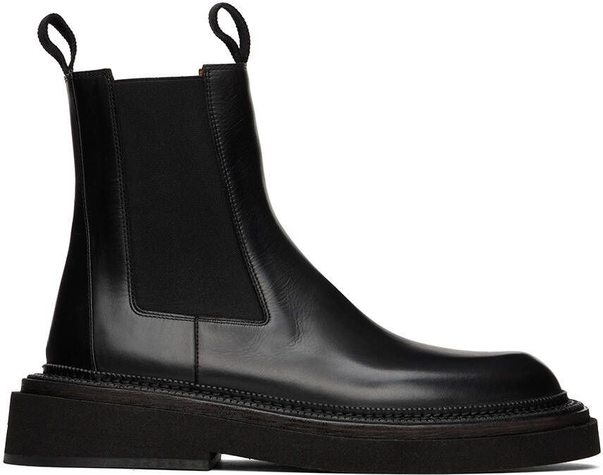 Marsèll Black Pollicione Chelsea Boots