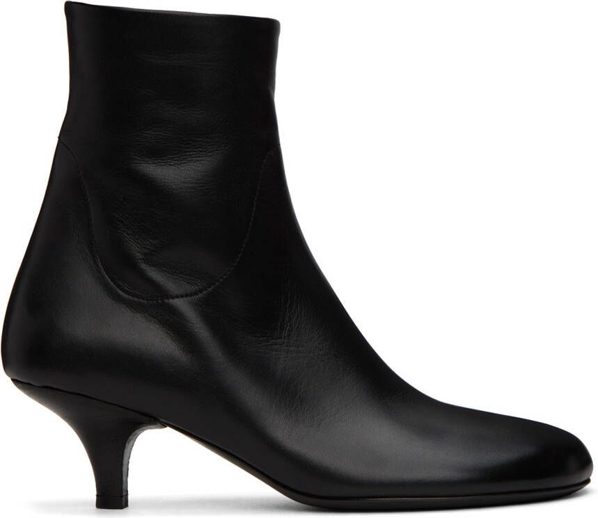 Marsèll Black Spilla Ankle Boots