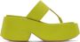 Marsèll Green Zeppo Infradito Wedge Sandals - Thumbnail 1