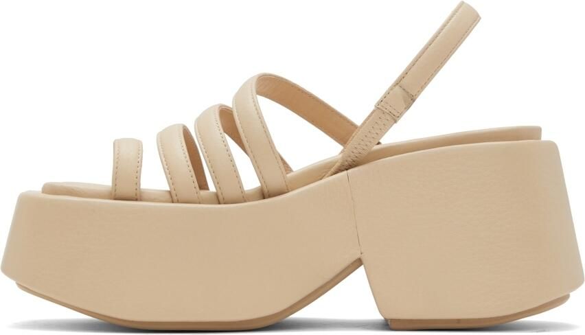 Marsèll Beige Zeppo Sandals - Picture 3