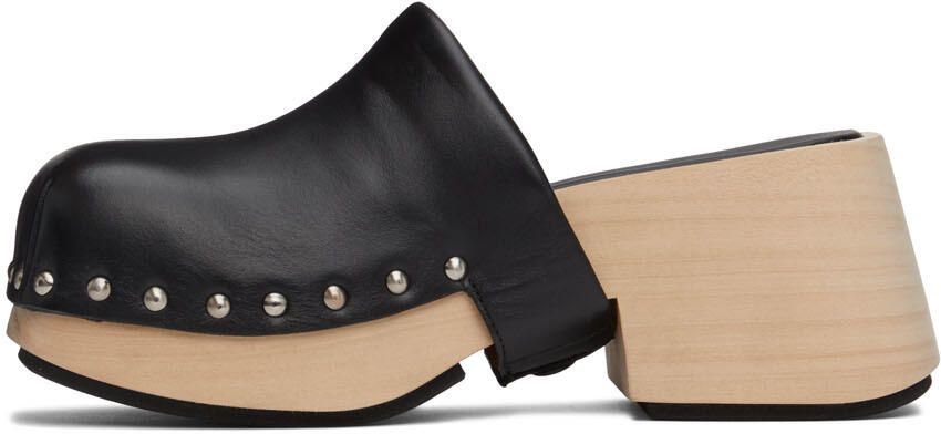 Marsèll Black Bottone Clogs - Picture 3