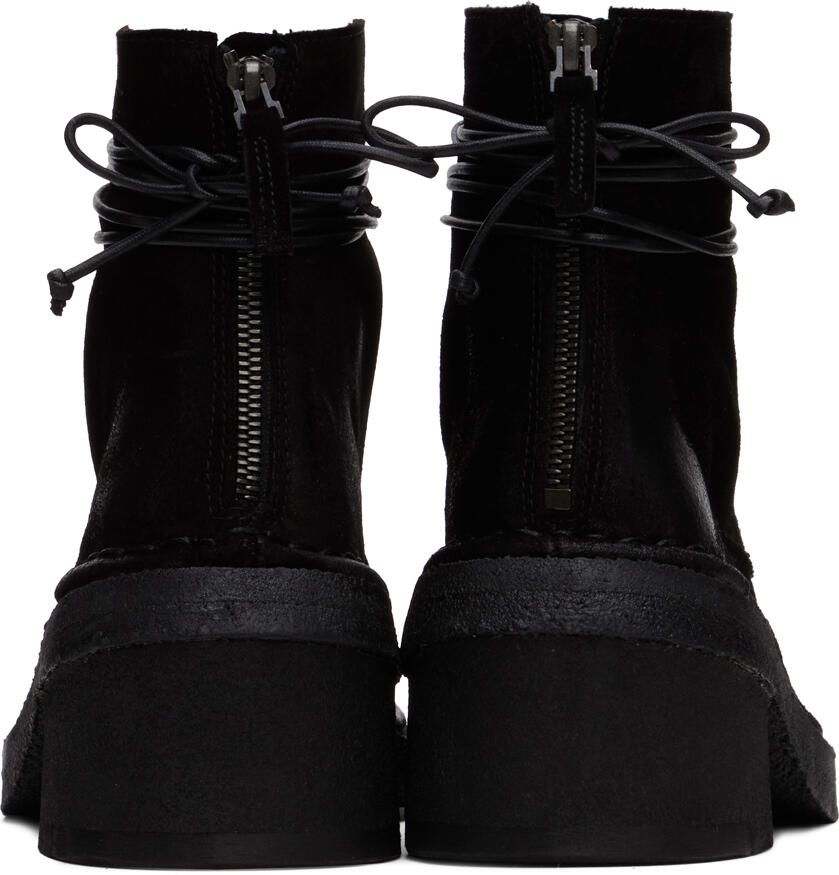 Marsèll Black Burraccio Ankle Boots
