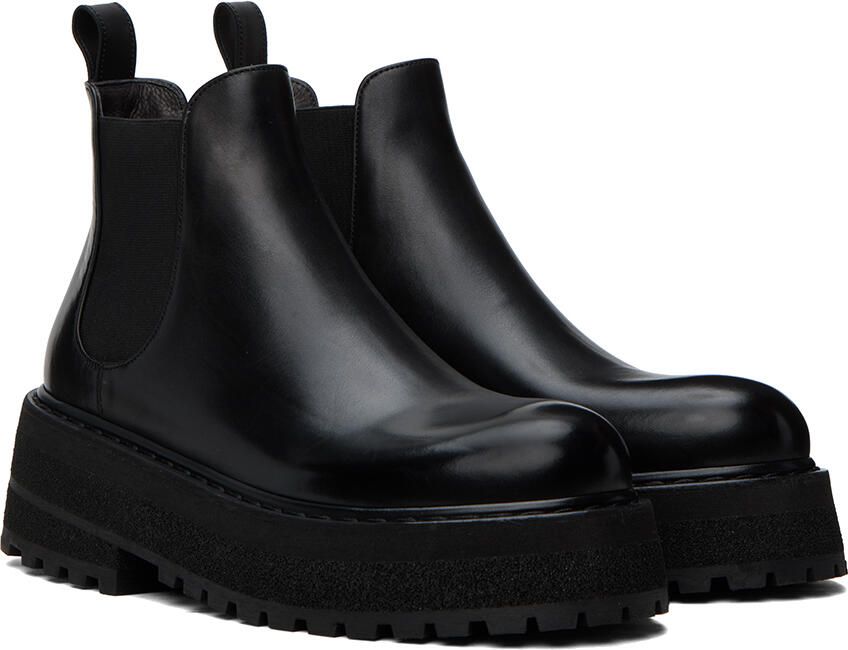 Marsèll Black Carretta Chelsea Boots - Picture 2