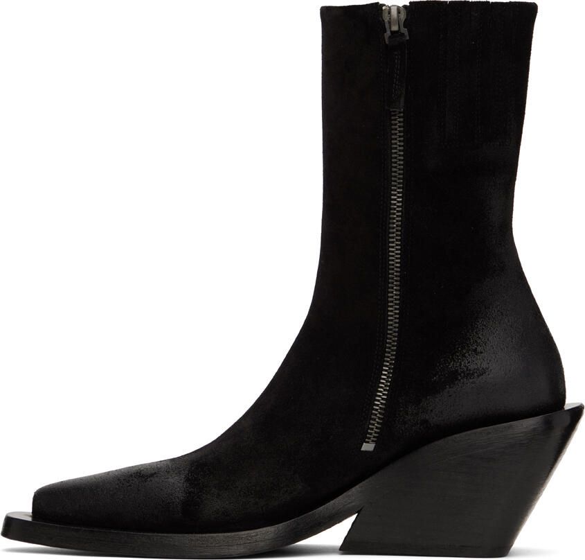 Marsèll Black Gessetto Ankle Boots - Picture 2