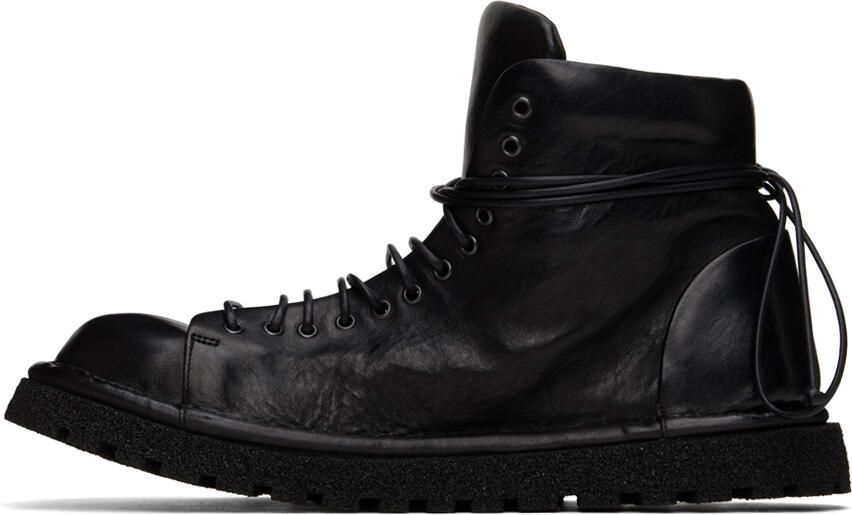 Marsèll Black Gomme Pallottola Pomice Boots - Picture 2