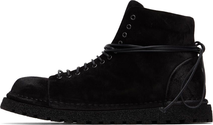 Marsèll Black Gomme Pallottola Pomice Boots - Picture 3