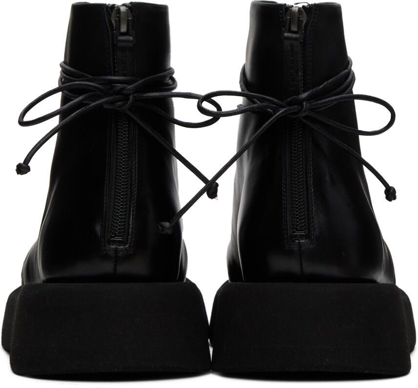 Marsèll Black Gomme Gommelone Lace-Up Boots