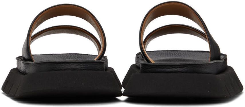 Marsèll Black Intagliato Sandals - Picture 2
