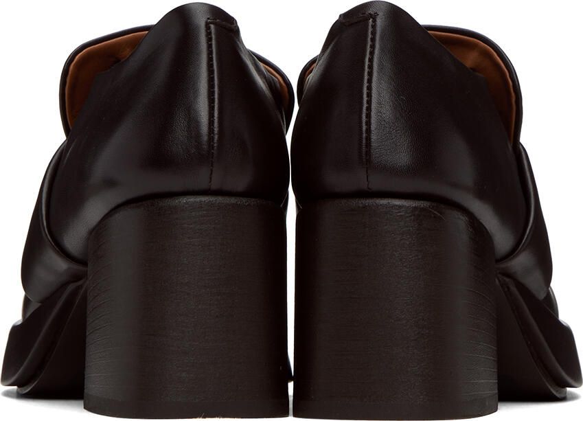 Marsèll Black Plattino Platform Loafers