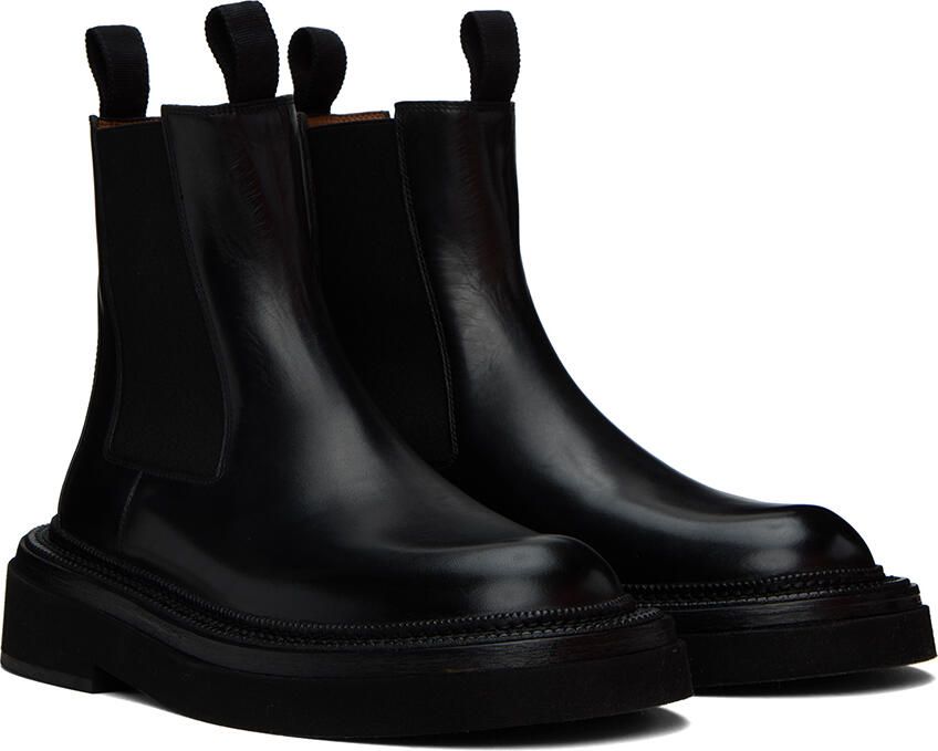 Marsèll Black Pollicione Chelsea Boots - Picture 2