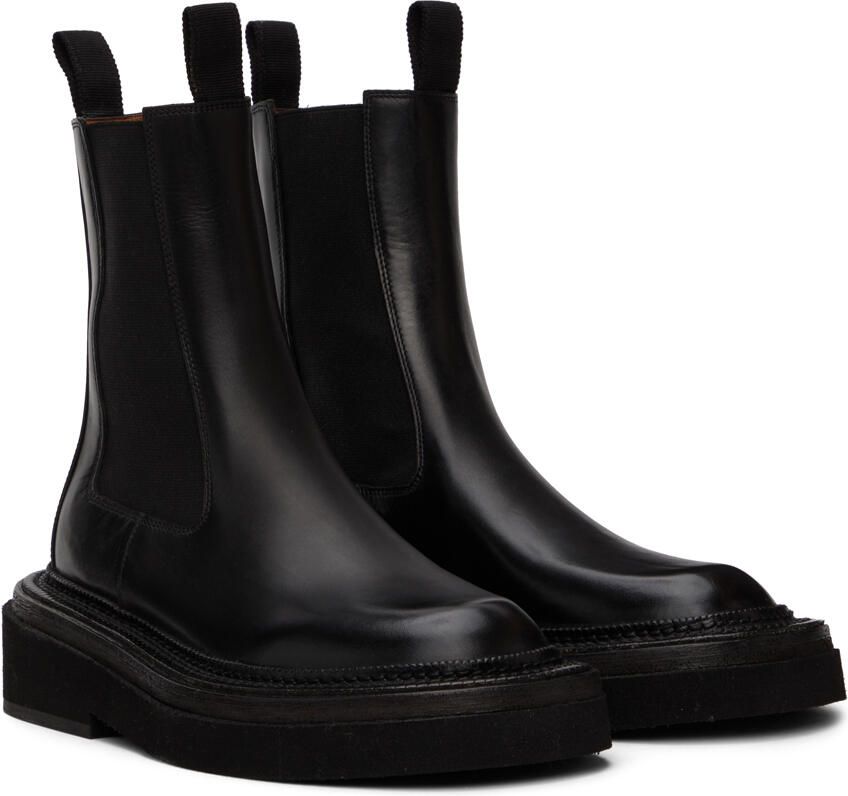 Marsèll Black Pollicione Chelsea Boots - Picture 2