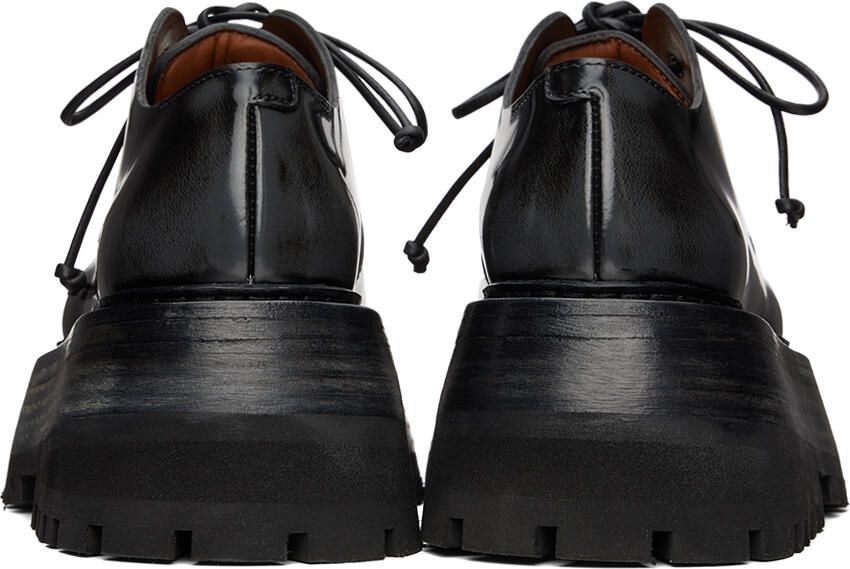 Marsèll Black Quadrarmato Derbys
