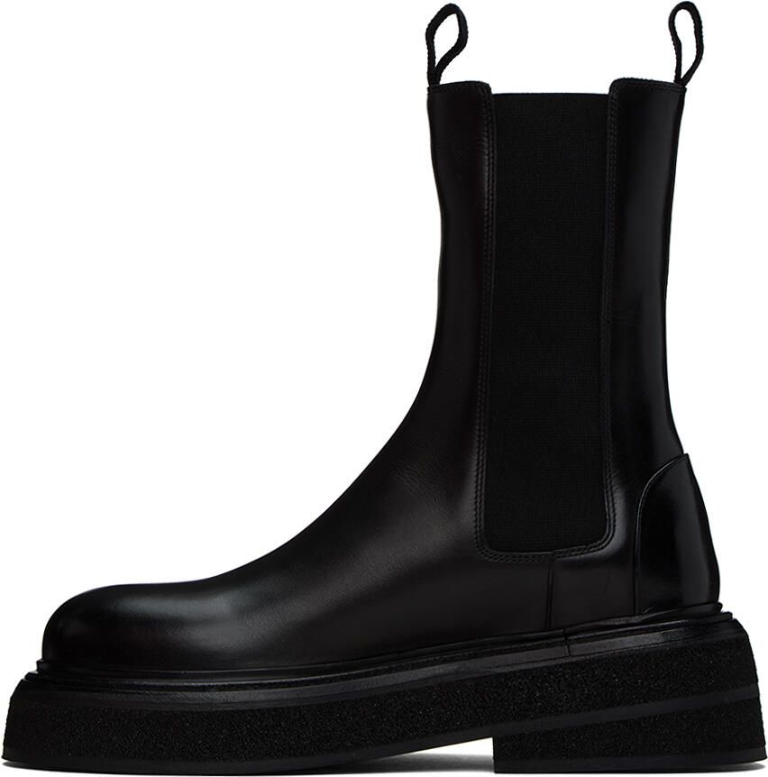 Marsèll Black Zuccone Chelsea Boots - Picture 2