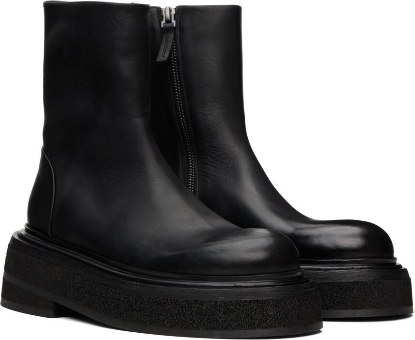 Marsèll Black Zuccone Boots - Picture 3