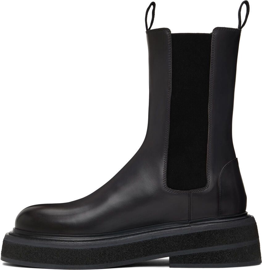 Marsèll Black Zuccone Chelsea Boots - Picture 2