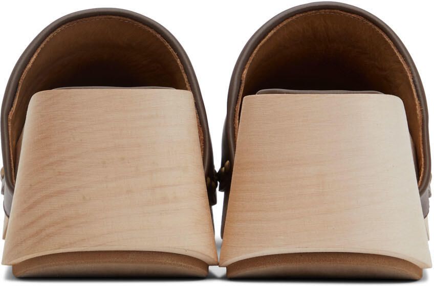 Marsèll Brown Bottone Clogs