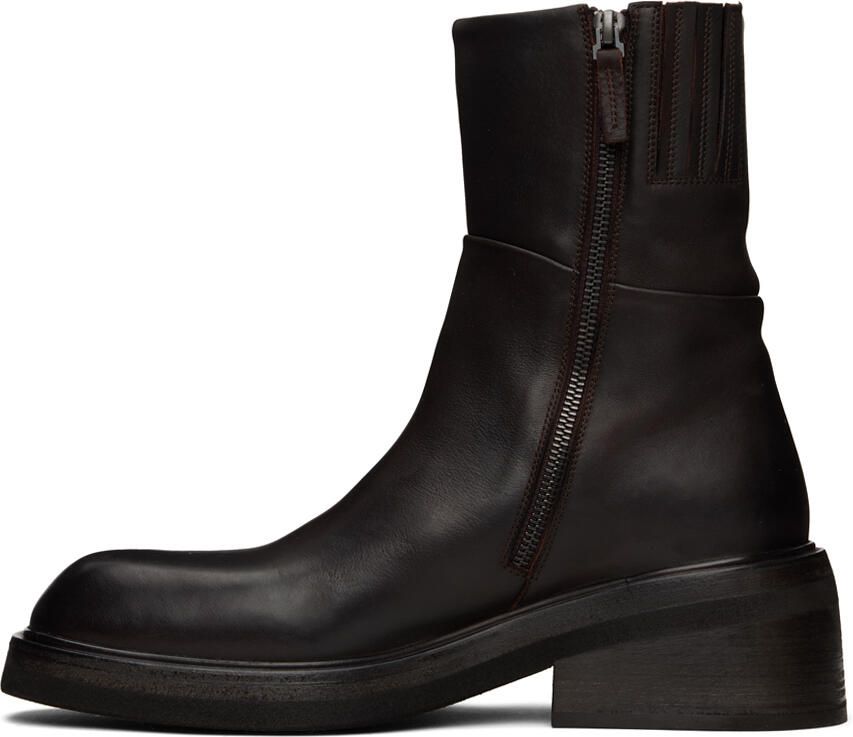 Marsèll Brown Facciata Boots - Picture 2