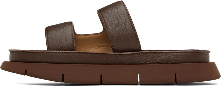 Marsèll Brown Intagliato Sandals - Picture 3