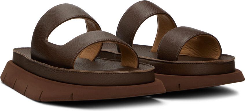 Marsèll Brown Intagliato Sandals - Picture 2