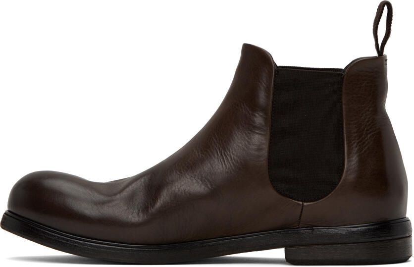 Marsèll Brown Zucca Media Chelsea Boots - Picture 3