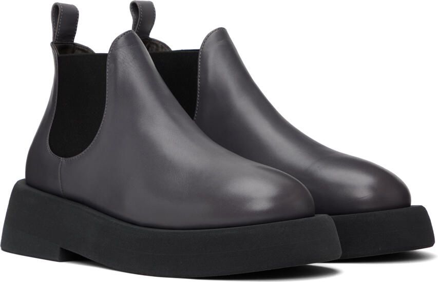 Marsèll Gray Gomme Gommellone Chelsea Boots - Picture 2