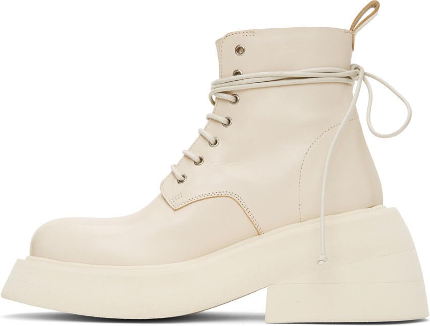 Marsèll Off-White Microne Ankle Boots - Picture 2