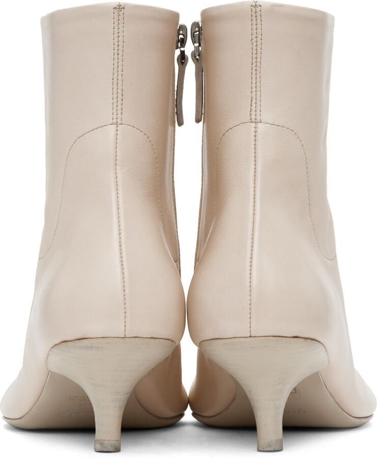 Marsèll Off-White Tronchetto Boots - Picture 5